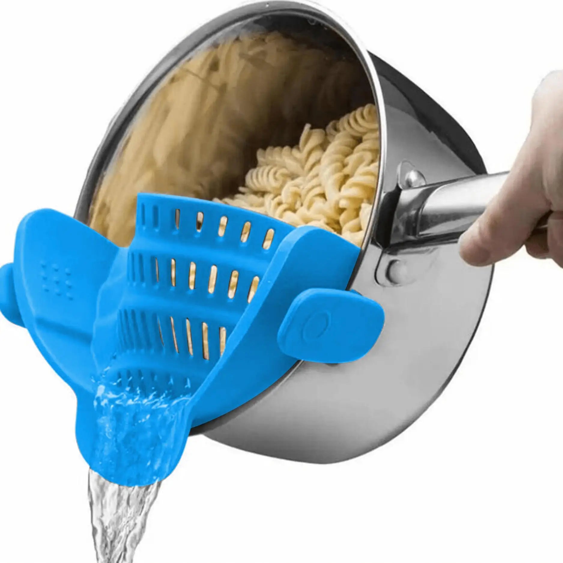 Coador Universal de Silicone Premium — Encaixe Rápido em Qualquer Panela, Escorrimento Seguro e Zero Sujeira | COZY&COOK®