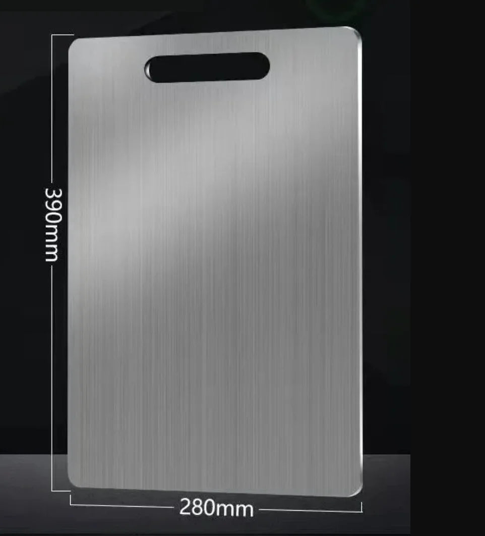 Tábua de Corte Inox Antibacteriana Premium — Durável, Higiênica e à Prova de Odores | COZY&COOK®