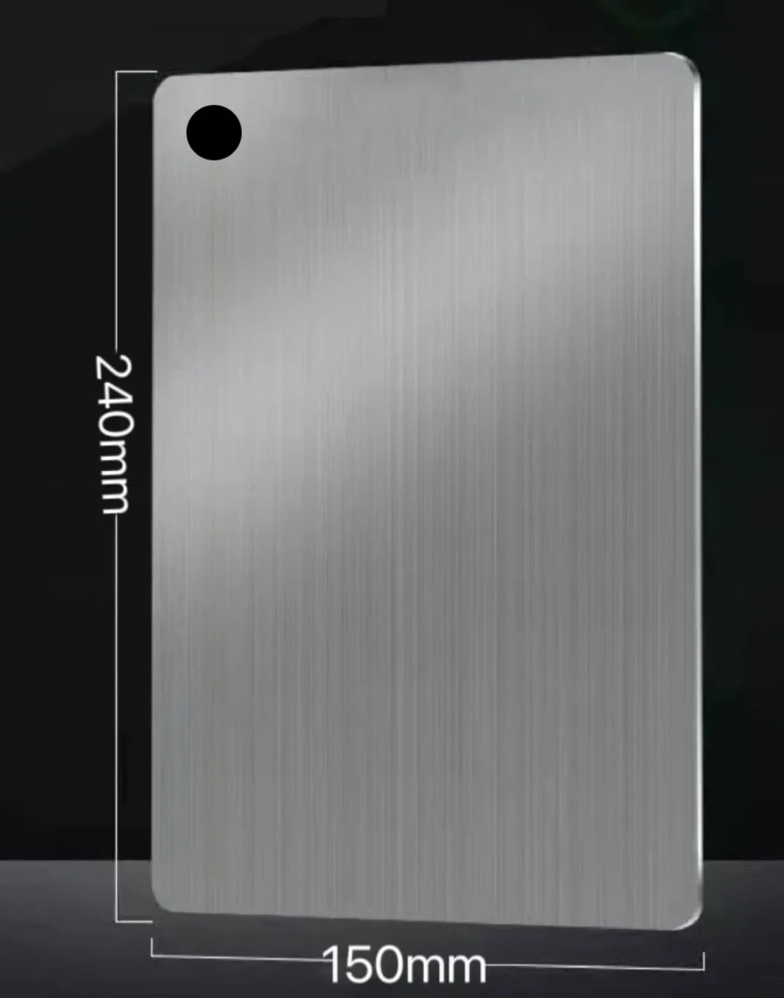 Tábua de Corte Inox Antibacteriana Premium — Durável, Higiênica e à Prova de Odores | COZY&COOK®