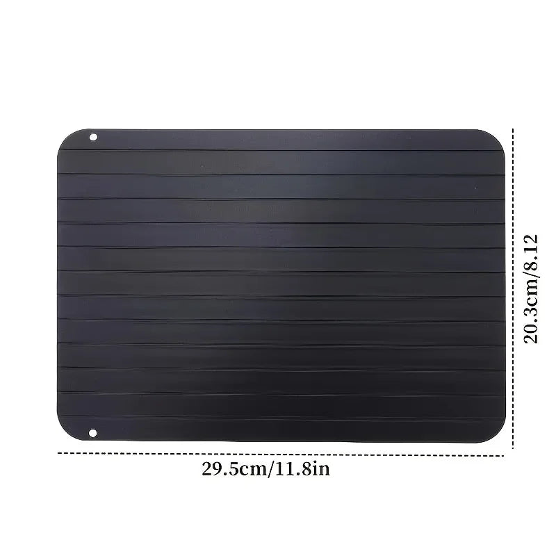 Tábua de Descongelamento Rápido em Alumínio Premium — Descongela Carnes, Peixes e Aves em Minutos, Sem Micro-ondas e Sem Perder Sabor | COZY&COOK®