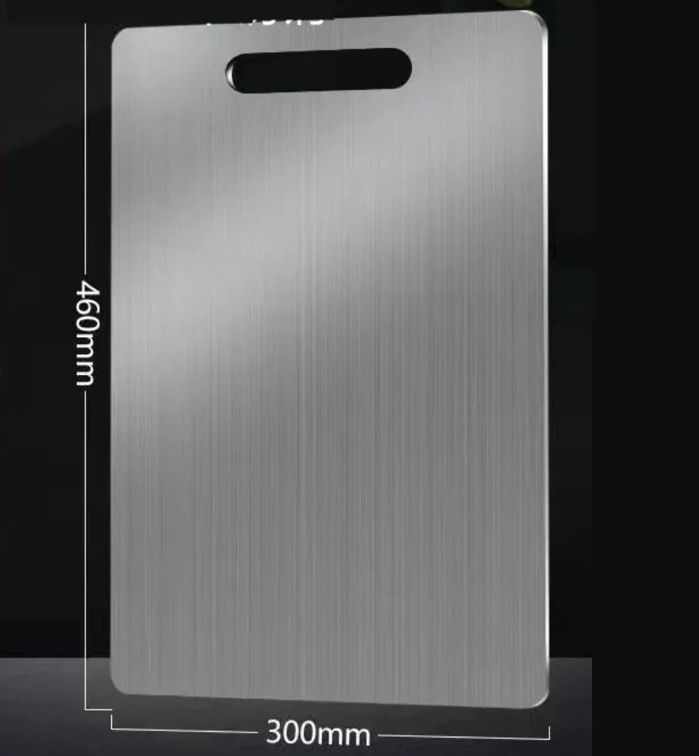 Tábua de Corte Inox Antibacteriana Premium — Durável, Higiênica e à Prova de Odores | COZY&COOK®